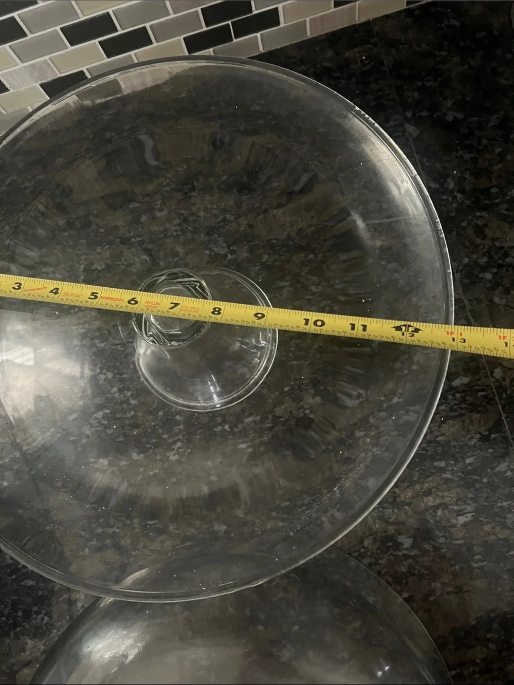 Glass Cake Stand with Dome Lid - Clear